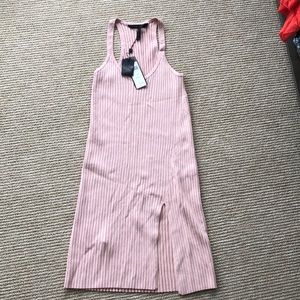 BCBGmaxazria light pink tank sweater dress